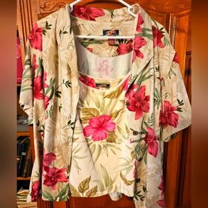Blouse with tank top